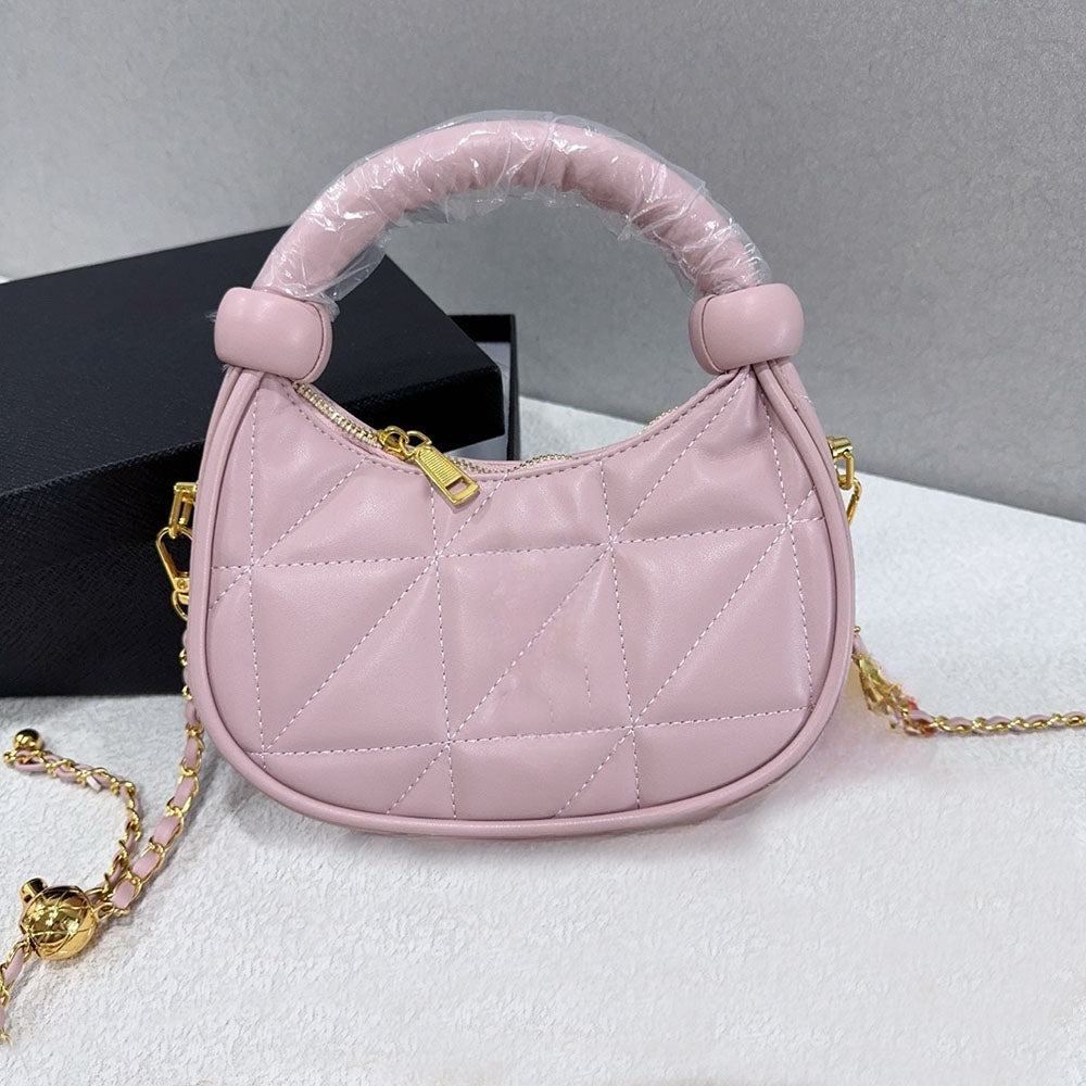 Quilted Chain Crossbody Bag