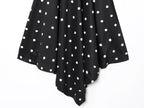 Women's summer polka dot hanging neck top