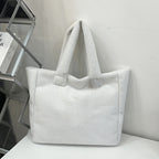 Women's new fashion large-capacity lambswool bag