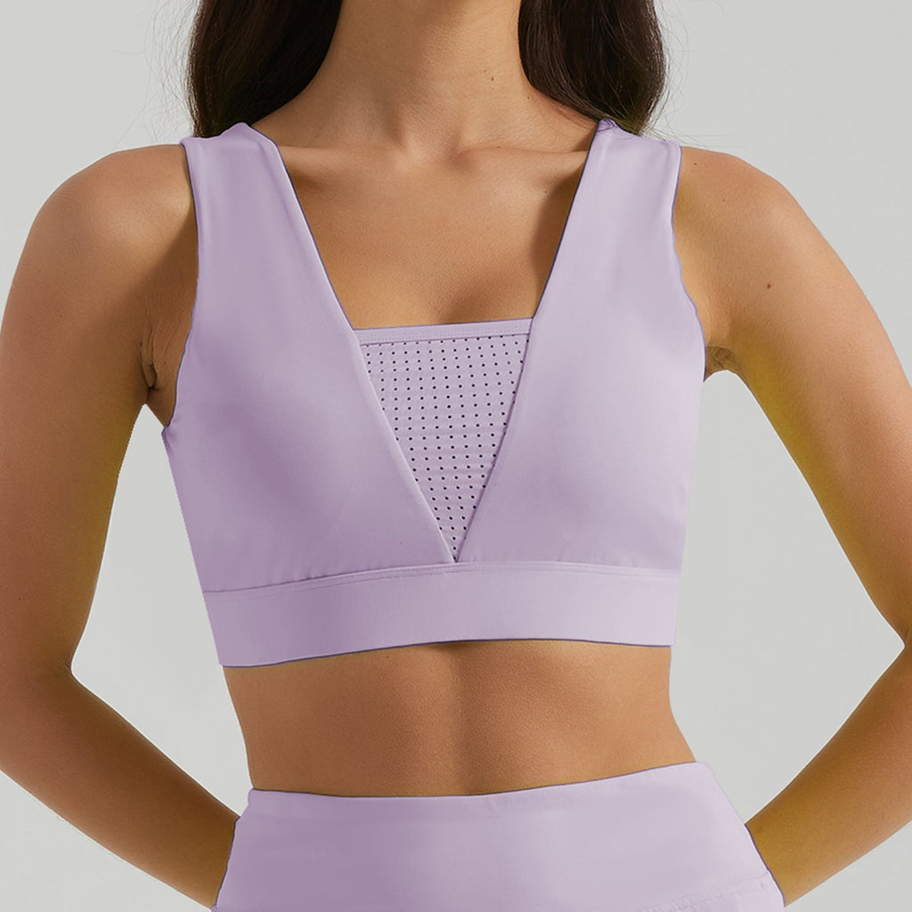 Women's New Joker Sports Suit Yoga Clothing Vest Breathable Exposure-proof High Waist Tennis Yoga Skirt.