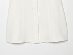 Women's button decoration bubble sleeve mini dress