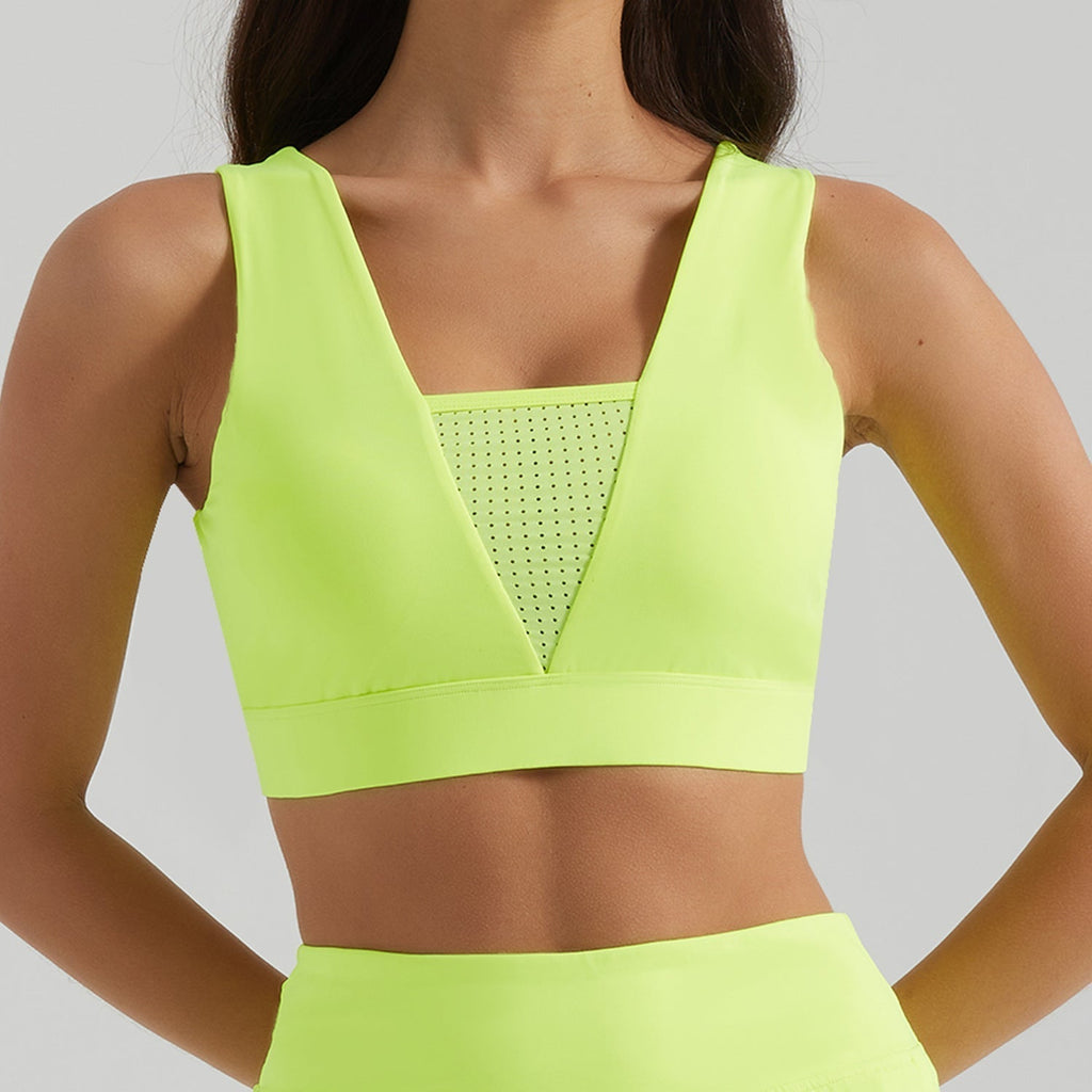 Women's New Joker Sports Suit Yoga Clothing Vest Breathable Exposure-proof High Waist Tennis Yoga Skirt.