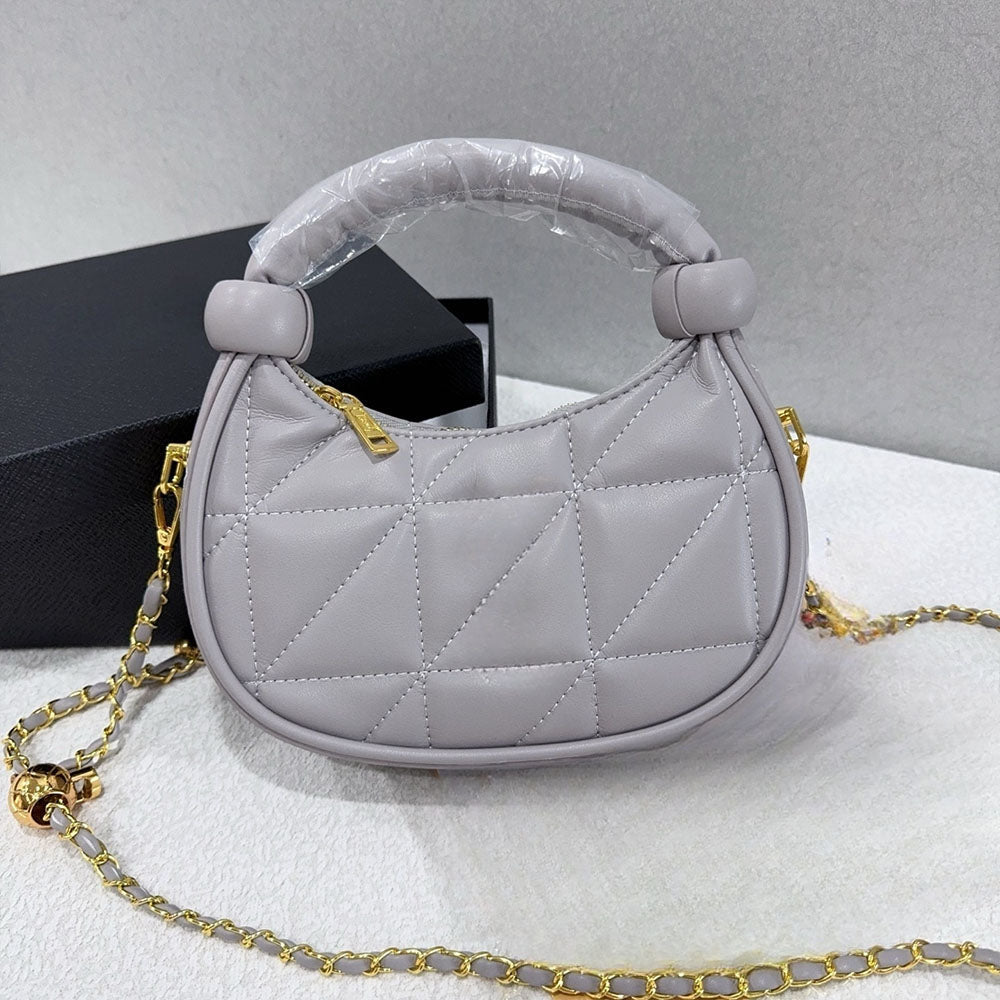 Quilted Chain Crossbody Bag
