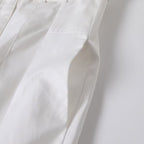 Women's chic fashion loose pleated casual wide leg pants