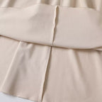 Women's 2025 new fashion contrasting draped midi skirt