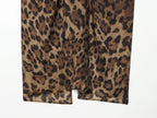 Women's animal striped Wrapping style printed skirt