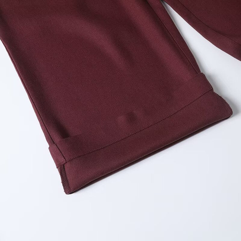 Women's new fashion casual linen blended wide leg pants