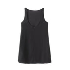 Women's new fashion black sleeveless backless mini dress