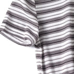 Women's Summer Fashion Short Sleeve O Neck Striped T-shirt