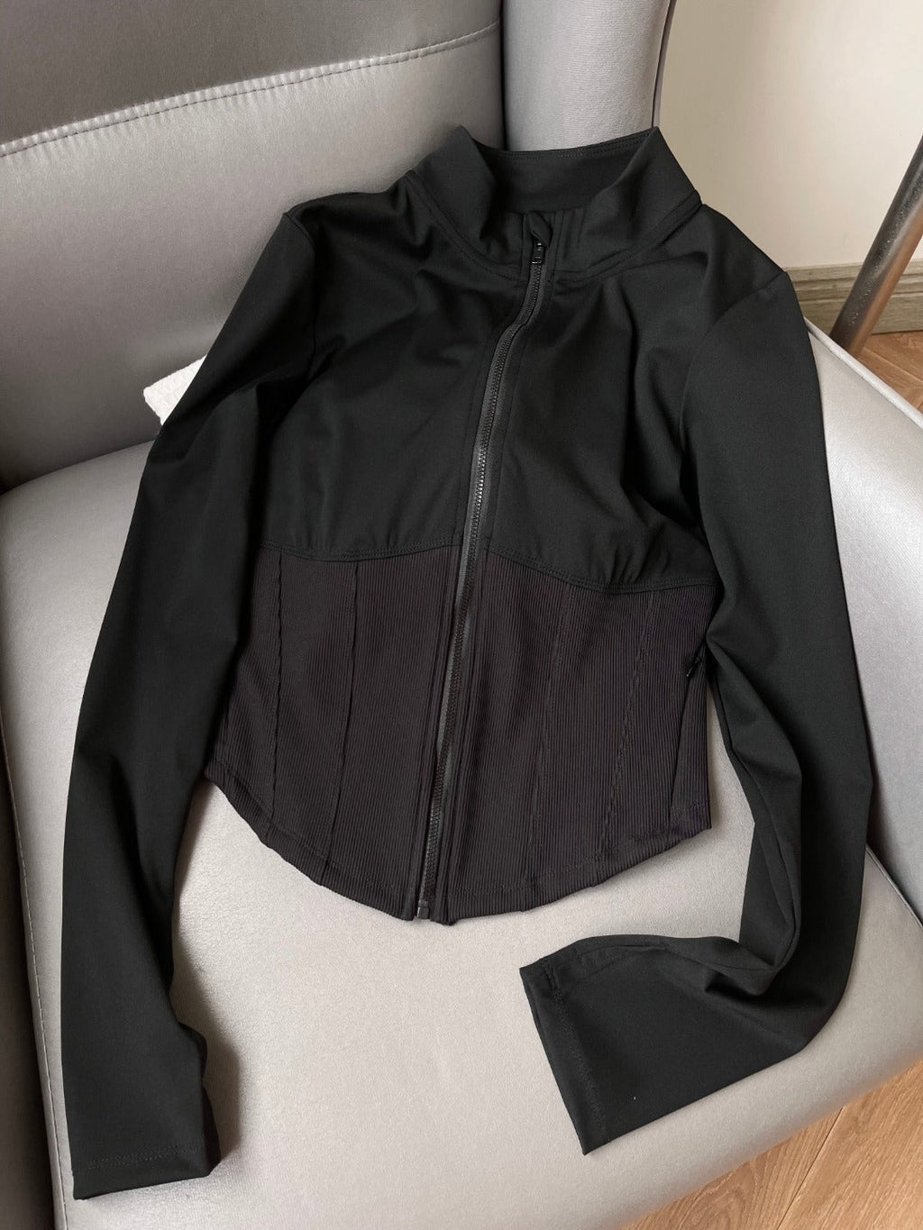 Women's new casual versatile zipper thin slim jacket