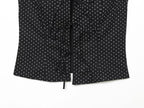 Women's bow decoration polka dot poplin shirt