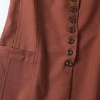 Women's new fashion casual single breasted V-neck suit vest